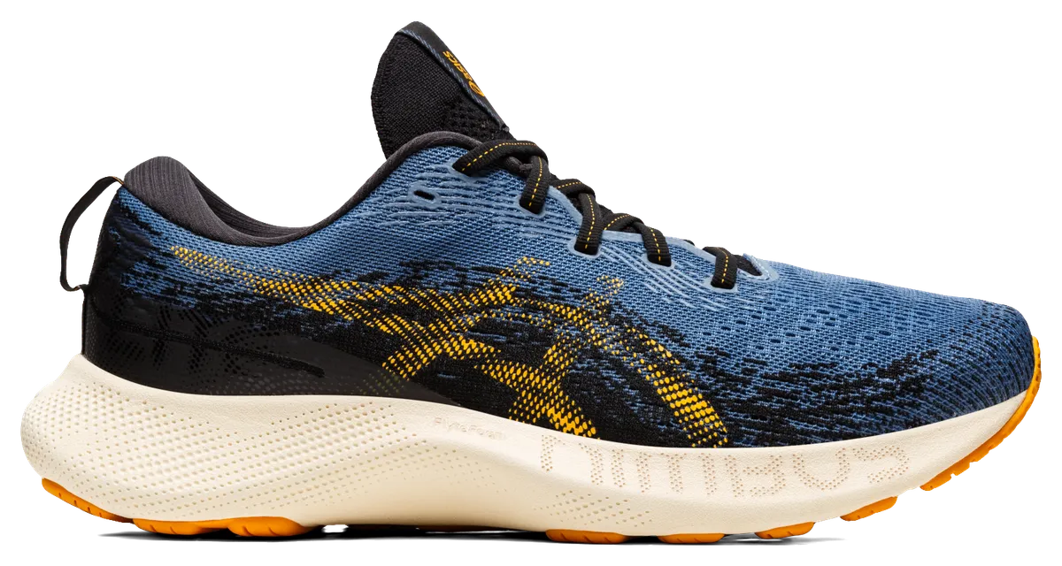 ASICS GEL-Nimbus Lite 3 in the Azure/Amber colorway.