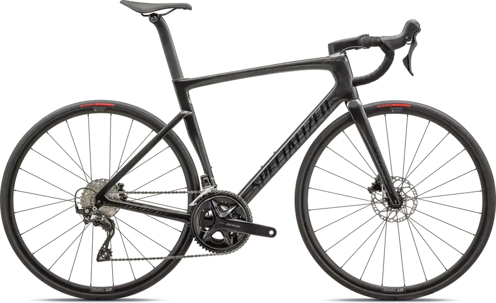Specialized Tarmac SL7 Sport road bike in black.